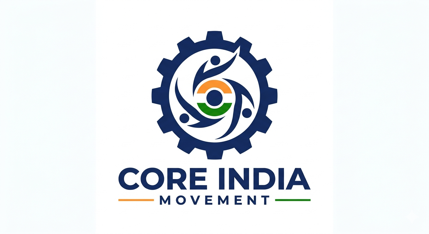 Core India Movement visual identity